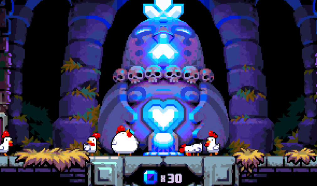 Bombey Chicken Gameplay - Action Plateforme